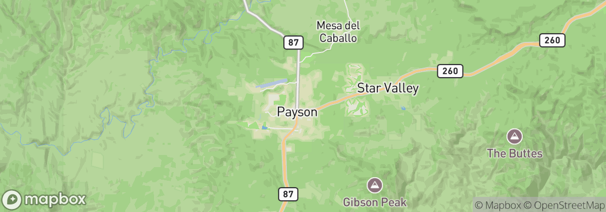Map: Payson, AZ
