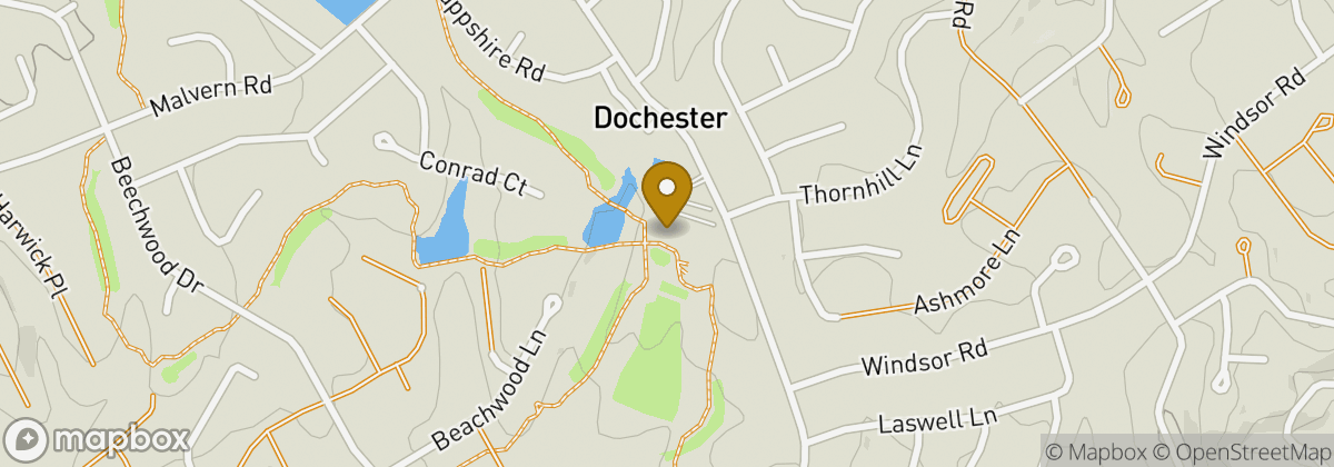 Map location: Dorchester Golf Club