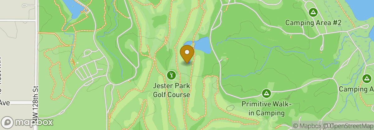 Map location: Jester Park Golf Course