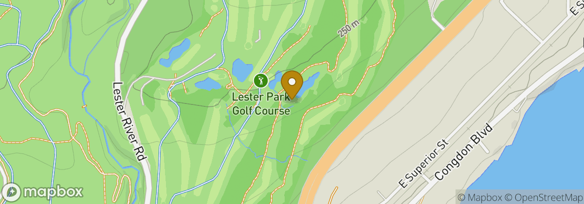 Map location: Lester Park Golf Course