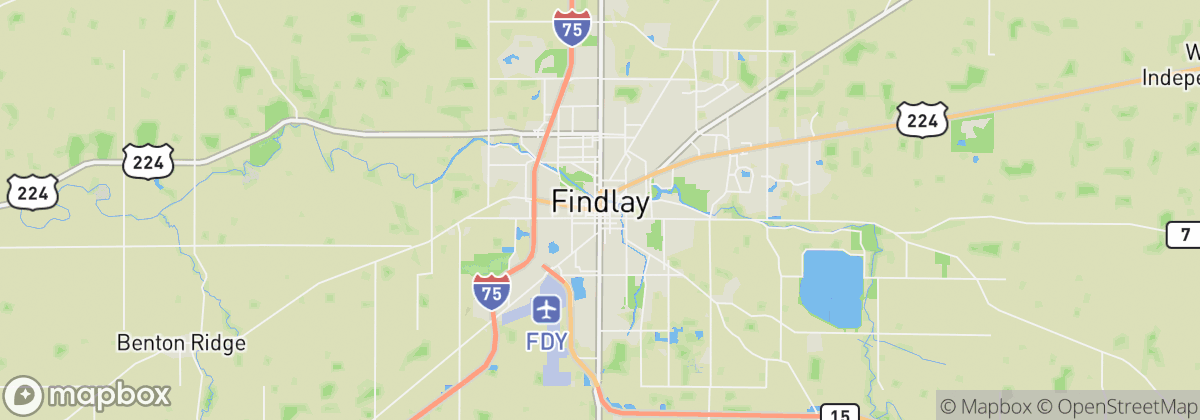 Map: Findlay, OH