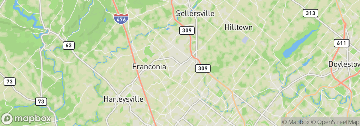 Map: Souderton, PA