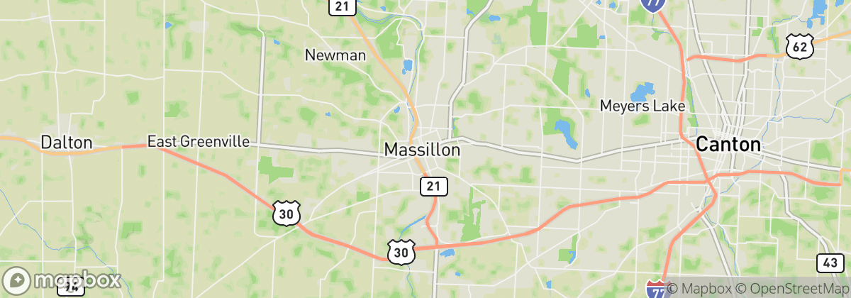 Map: Massillon, OH