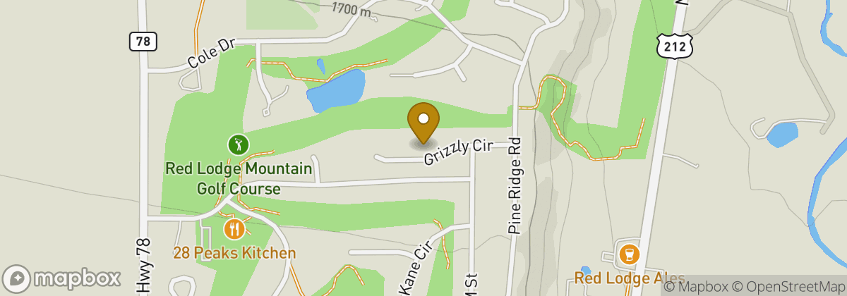 Map location: Red Lodge Mountain Golf Course