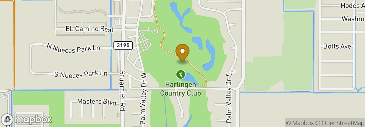 Map location: Harlingen Country Club