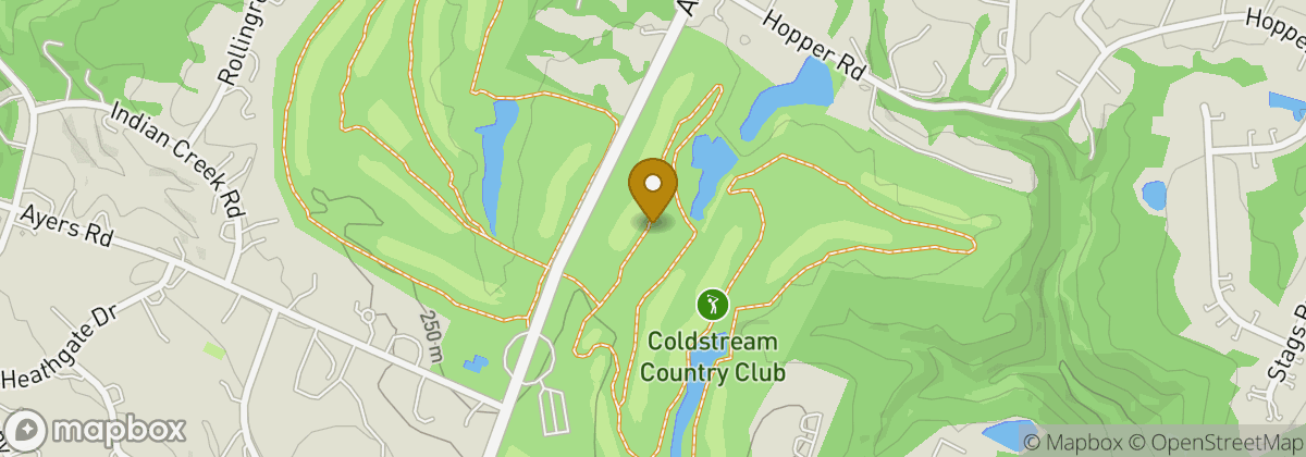 Map location: Coldstream Country Club
