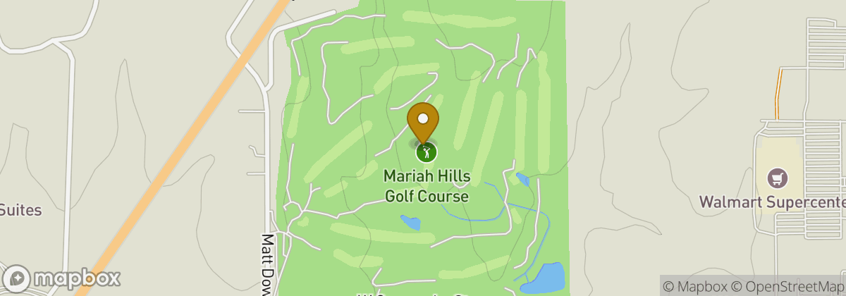 Map location: Mariah Hills Golf Course