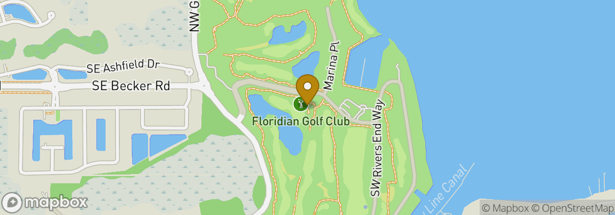 Map location: Floridian Golf Club