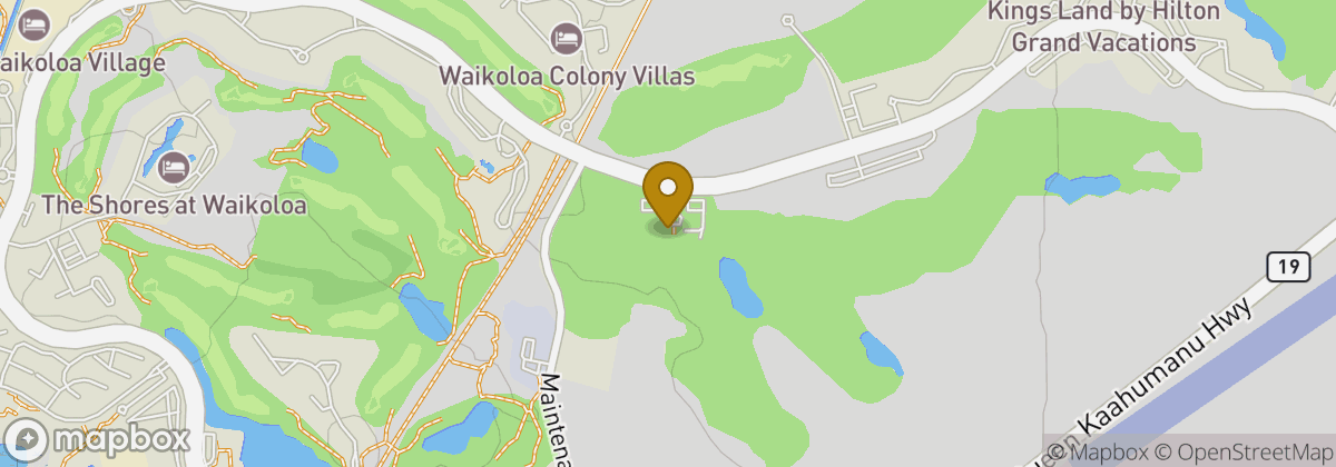 Map location: Waikoloa Beach Resort Golf