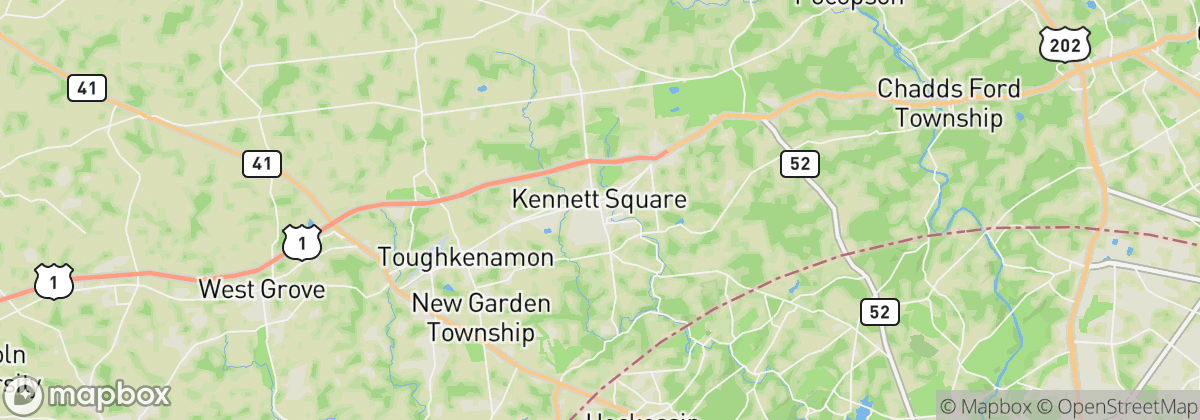 Map: Kennett Square, PA