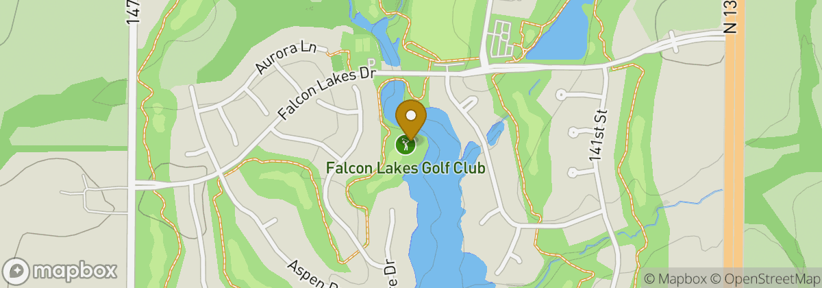 Map location: Falcon Lakes Golf Club