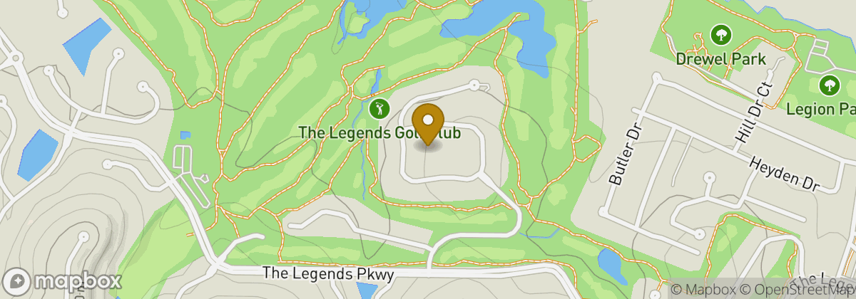 Map location: The Legends Country Club