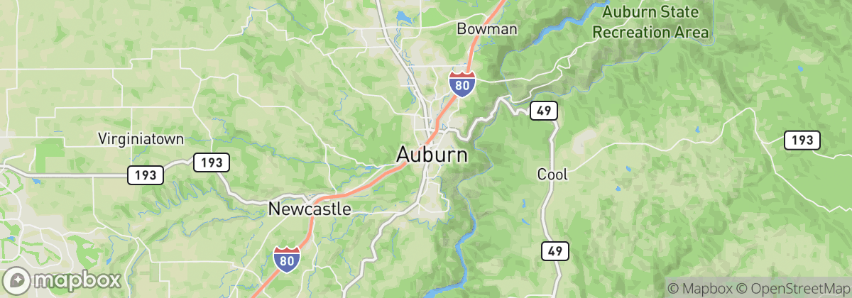 Map: Auburn, CA