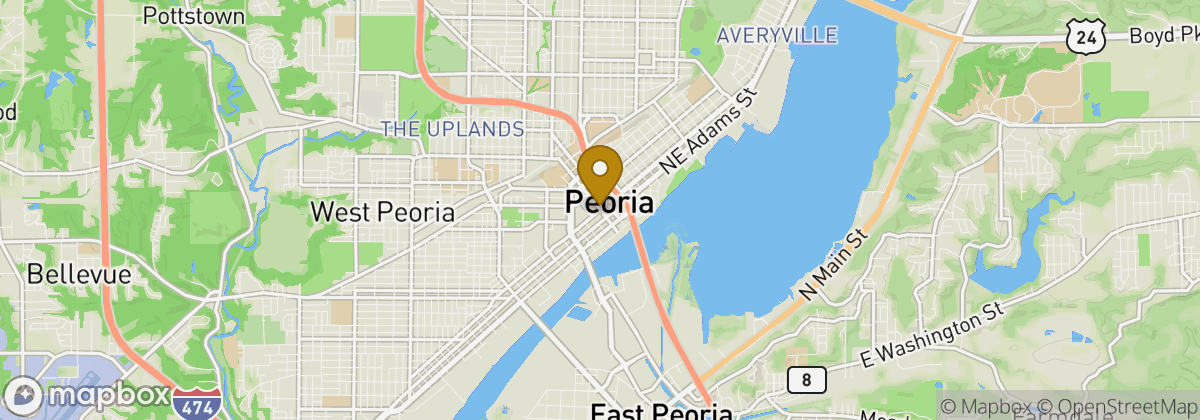 Map location: Peoria