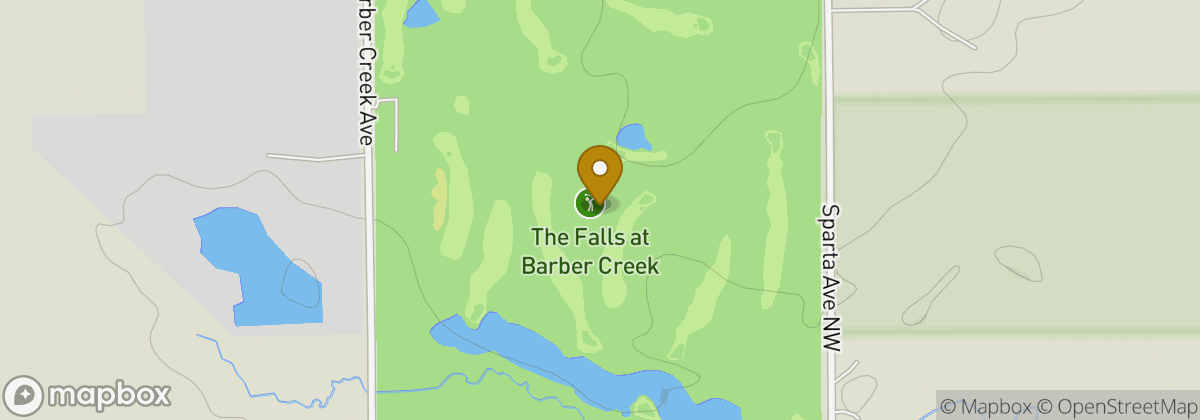 Map location: The Falls at Barber Creek