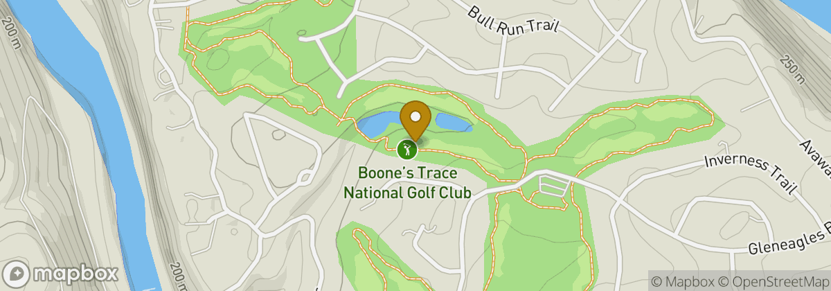 Map location: Boone's Trace National Golf Club