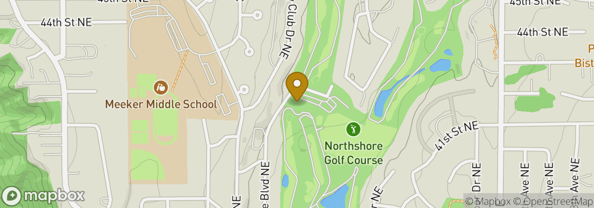 Map location: Cedar Irons Golf Club