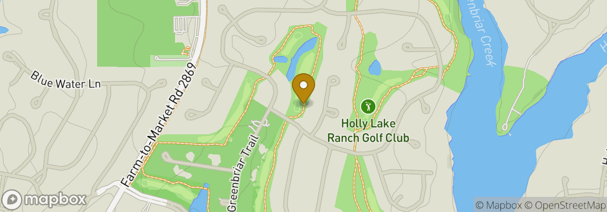 Map location: Holly Lake Ranch Golf Club