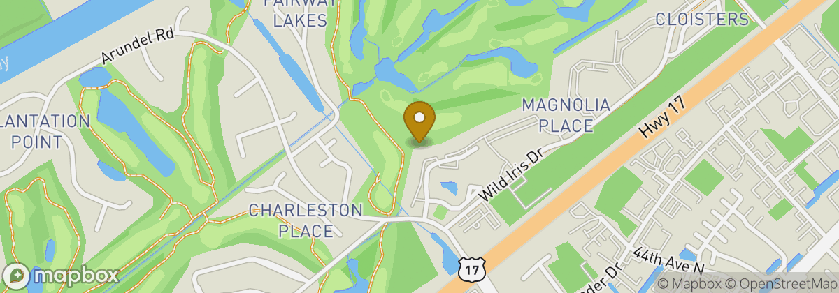 Map location: Myrtlewood Golf Club