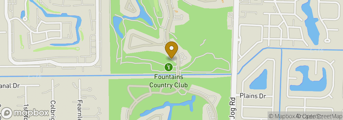 Map location: Fountains Country Club