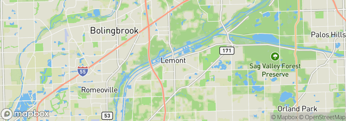 Map: Lemont, IL