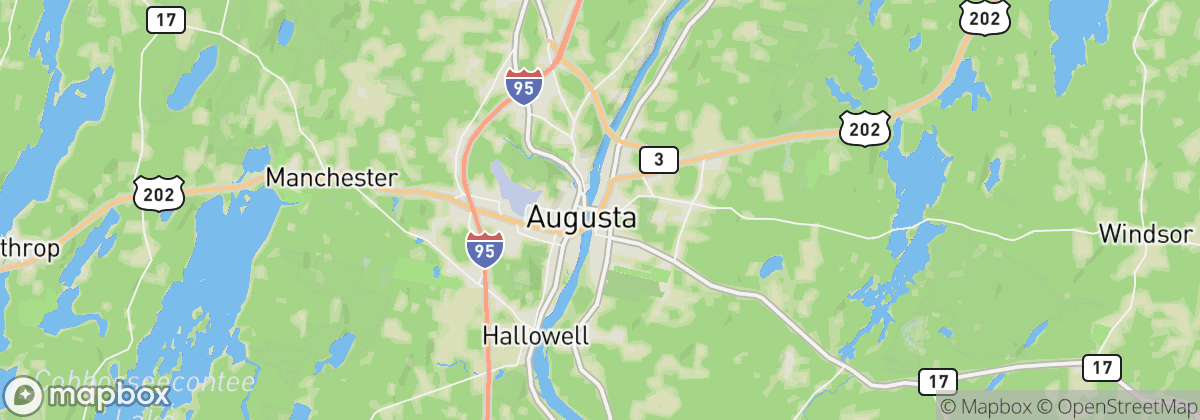 Map: Augusta, ME
