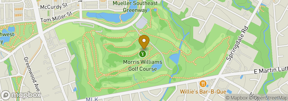Map location: Morris Williams Golf Course