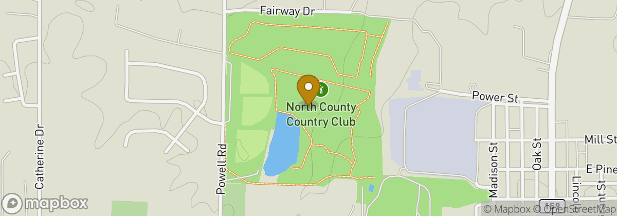Map location: North County Country Club