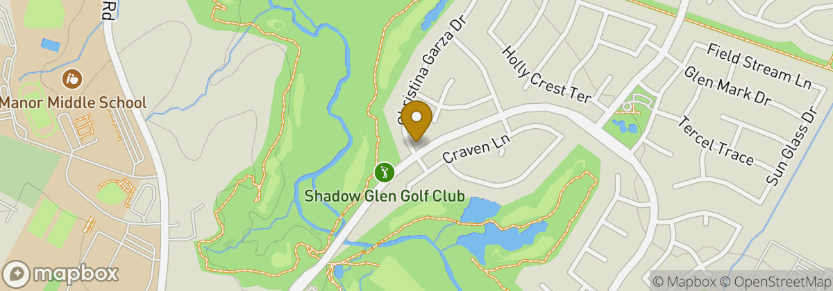 Map location: Shadowglen Golf Club