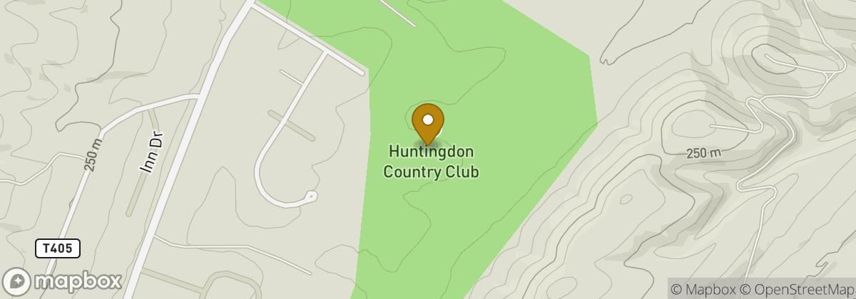 Map location: Huntingdon Country Club