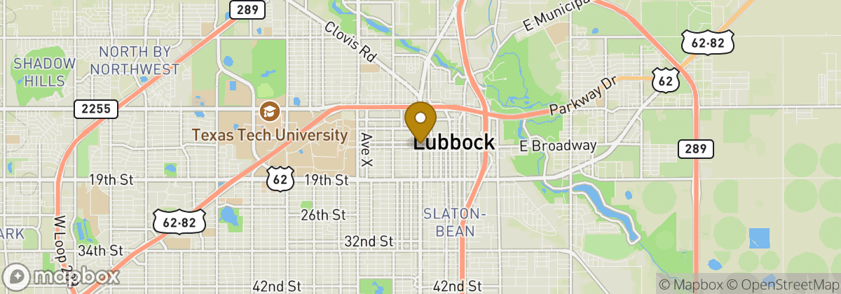 Map location: The Rawls Course at Texas Tech