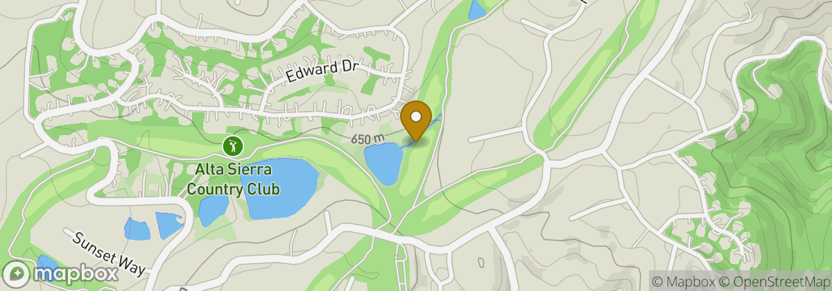 Map location: Alta Sierra Country Club