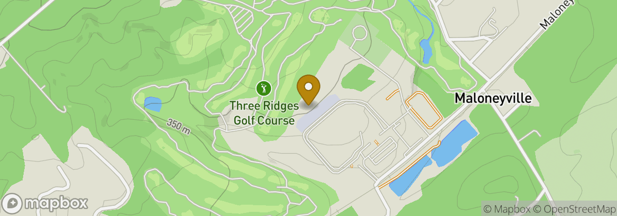 Map location: Three Ridges Golf Course
