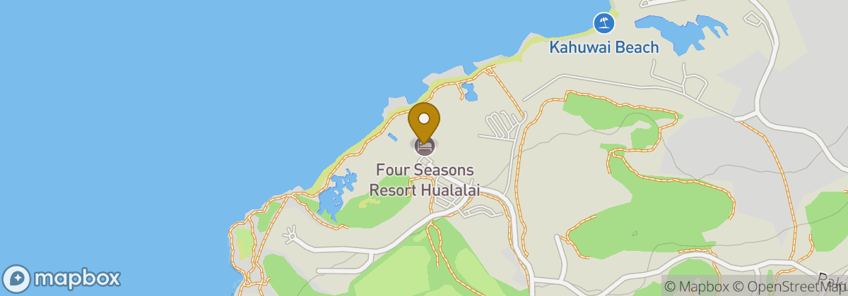 Map location: Hualalai Golf Course