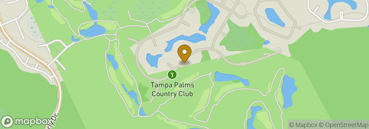 Map location: Tampa Palms Country Club