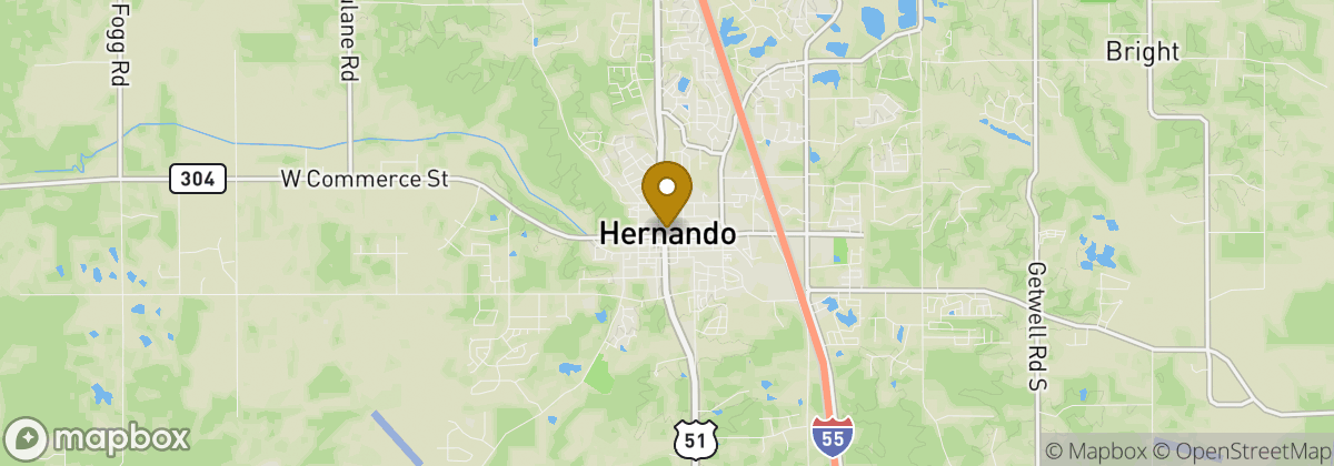 Map location: Hernando