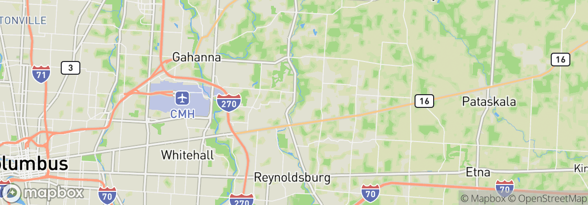 Map: Blacklick, OH