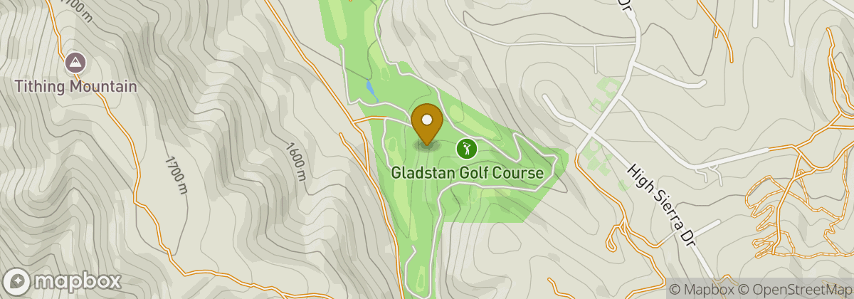 Map location: Gladstan Golf Course
