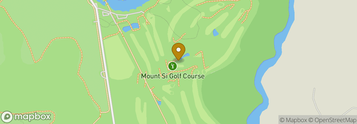 Map location: Mount Si Golf Course