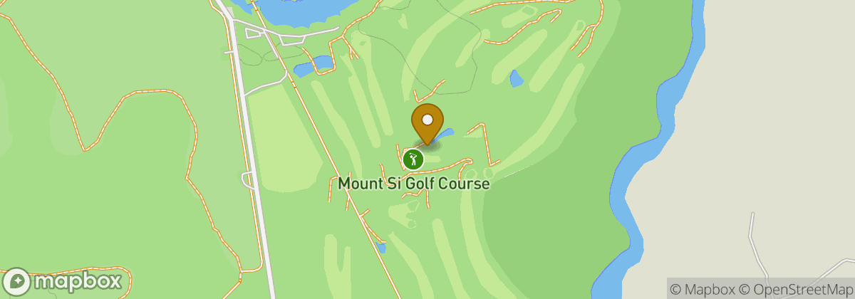 Map location: Mount Si Golf Course