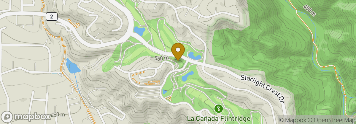 Map location: La Cañada Flintridge Country Club