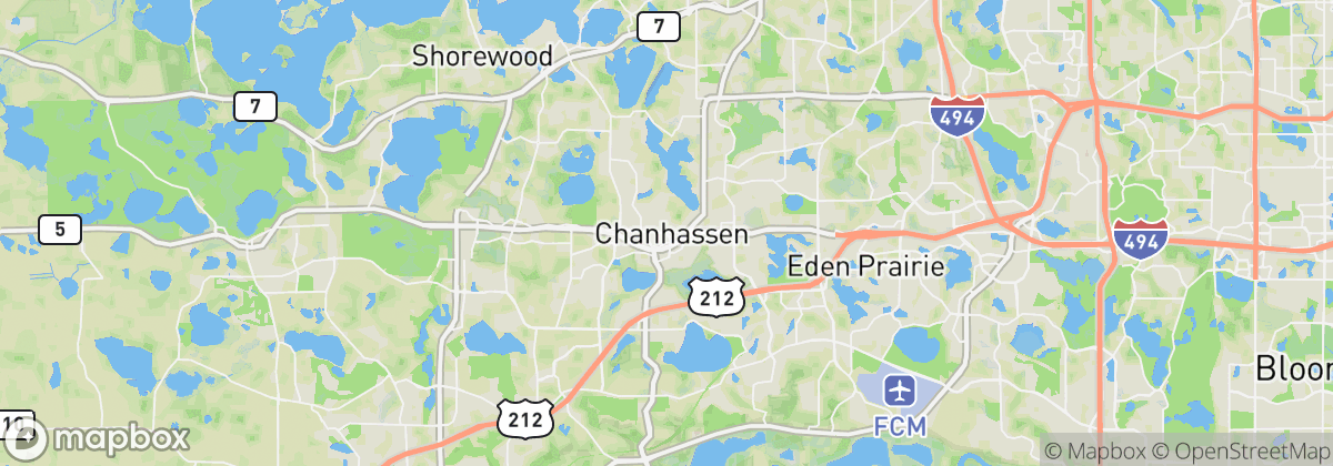 Map: Chanhassen, MN
