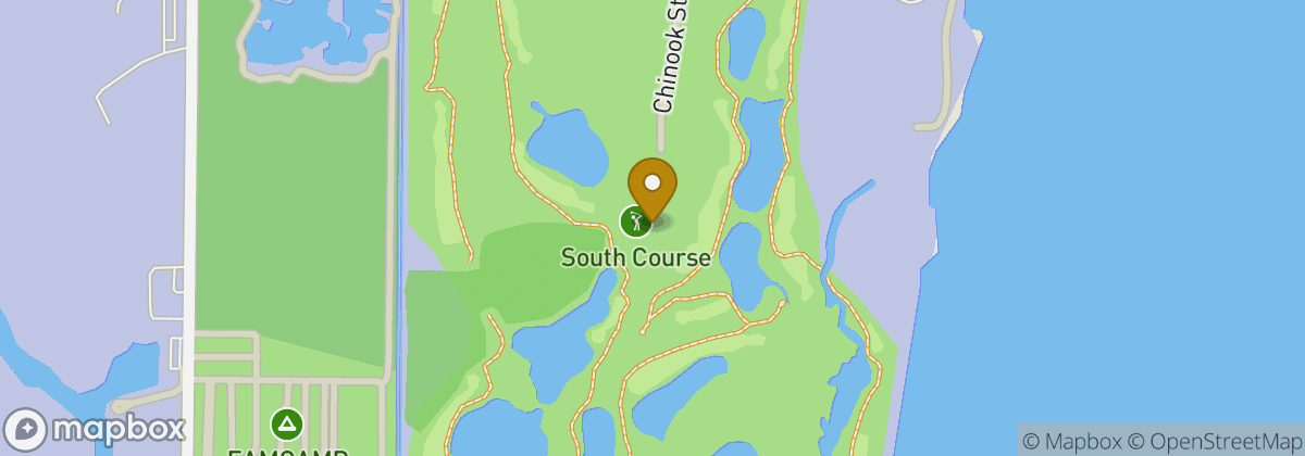 Map location: South Course