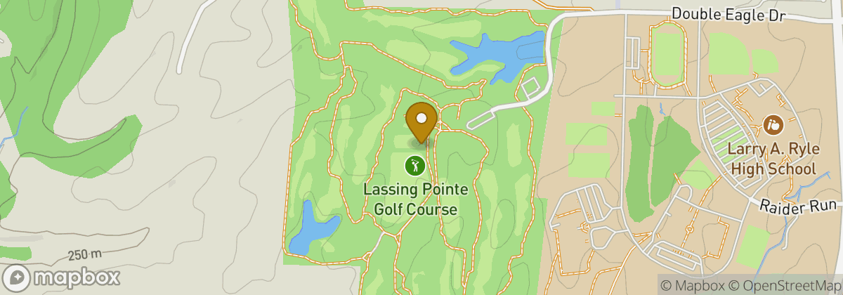 Map location: Lassing Pointe Golf Course