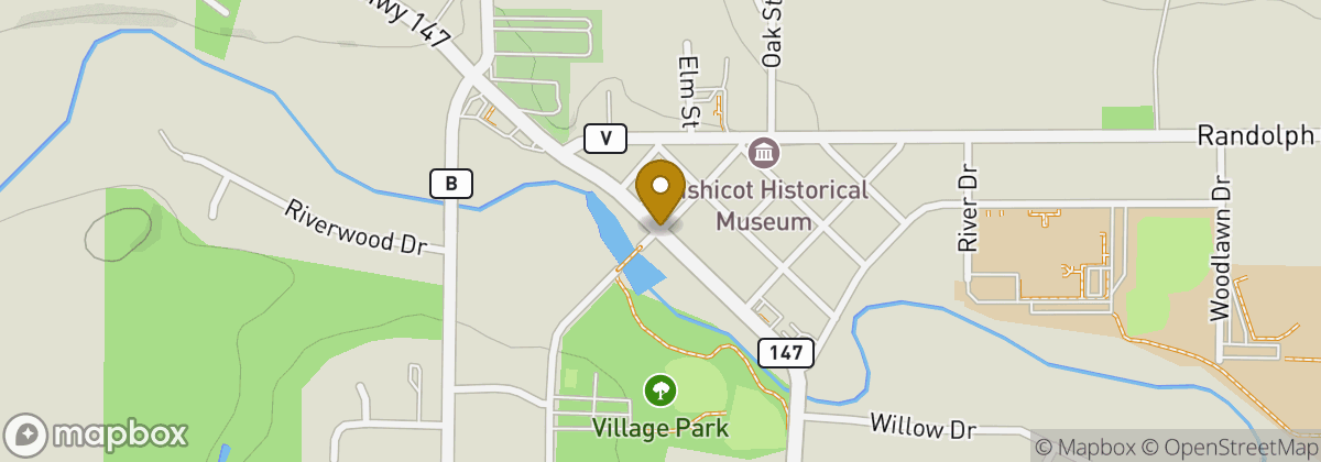 Map location: Fox Hills Golf Resort