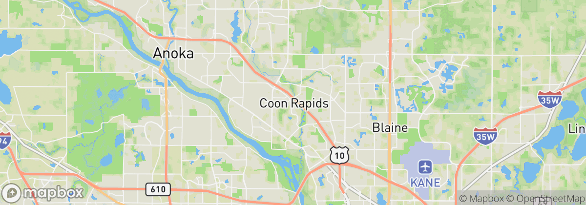 Map: Coon Rapids, MN