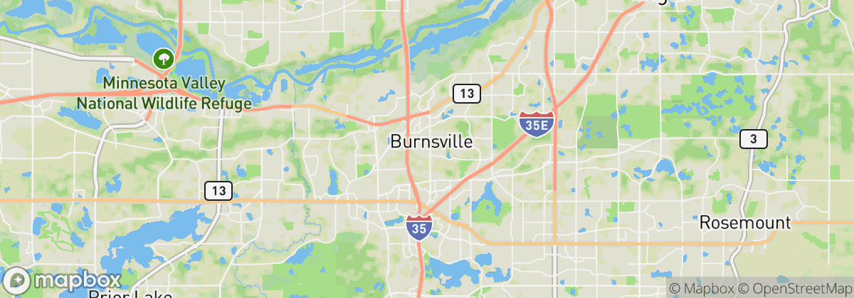 Map: Burnsville, MN