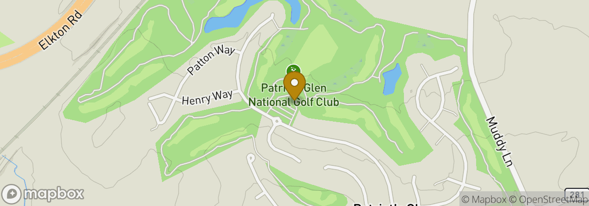 Map location: Patriots Glen National Golf Club
