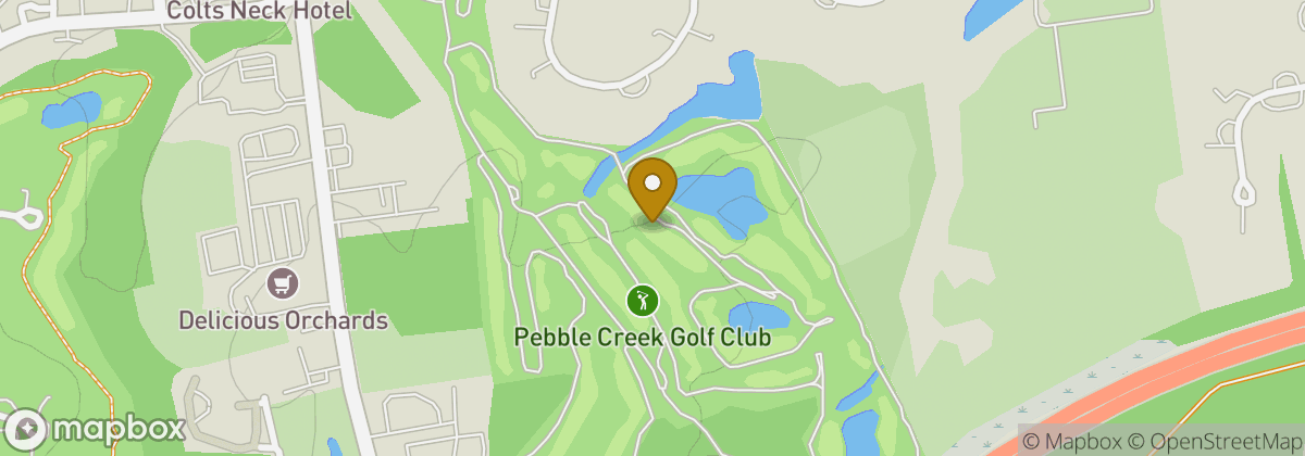 Map location: Pebble Creek Golf Club