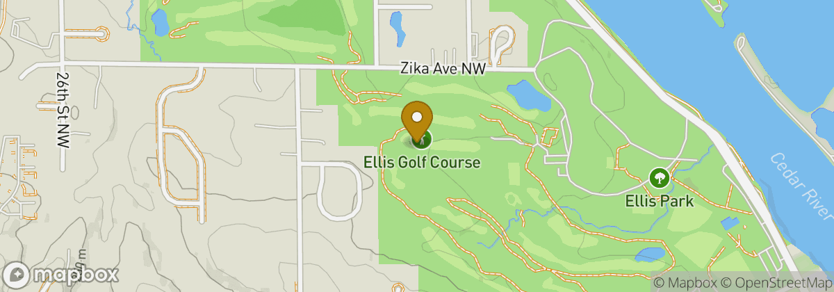 Map location: Ellis Golf Course